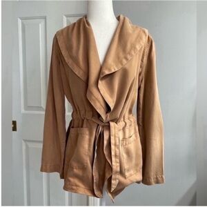 Max Jeans Waterfall Front Jacket
Tan Size S
